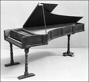 Fig. 1. Cristofori piano of 1720.* (By permission of the  Metropolitan Museum of Art).