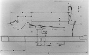 Fig. 2. Action of 1720 Cristofori piano. (By permission  of the Journal of the American Musical Instrument Society).