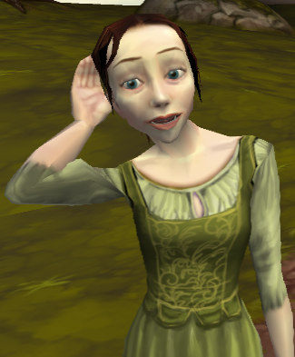 Karen hand to ear listening