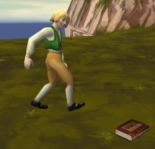 Cloddy Hans approaching object