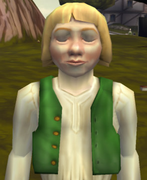 Cloddy Hans eyes closed
